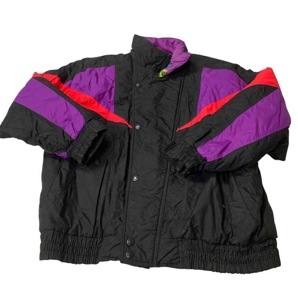 Vintage Colorblock Ski Jacket
